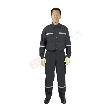 ชุดป้องกันไฟ - Nomex Safety Suit 23 Nomex เสื้อเชิ้ต+กางเกง