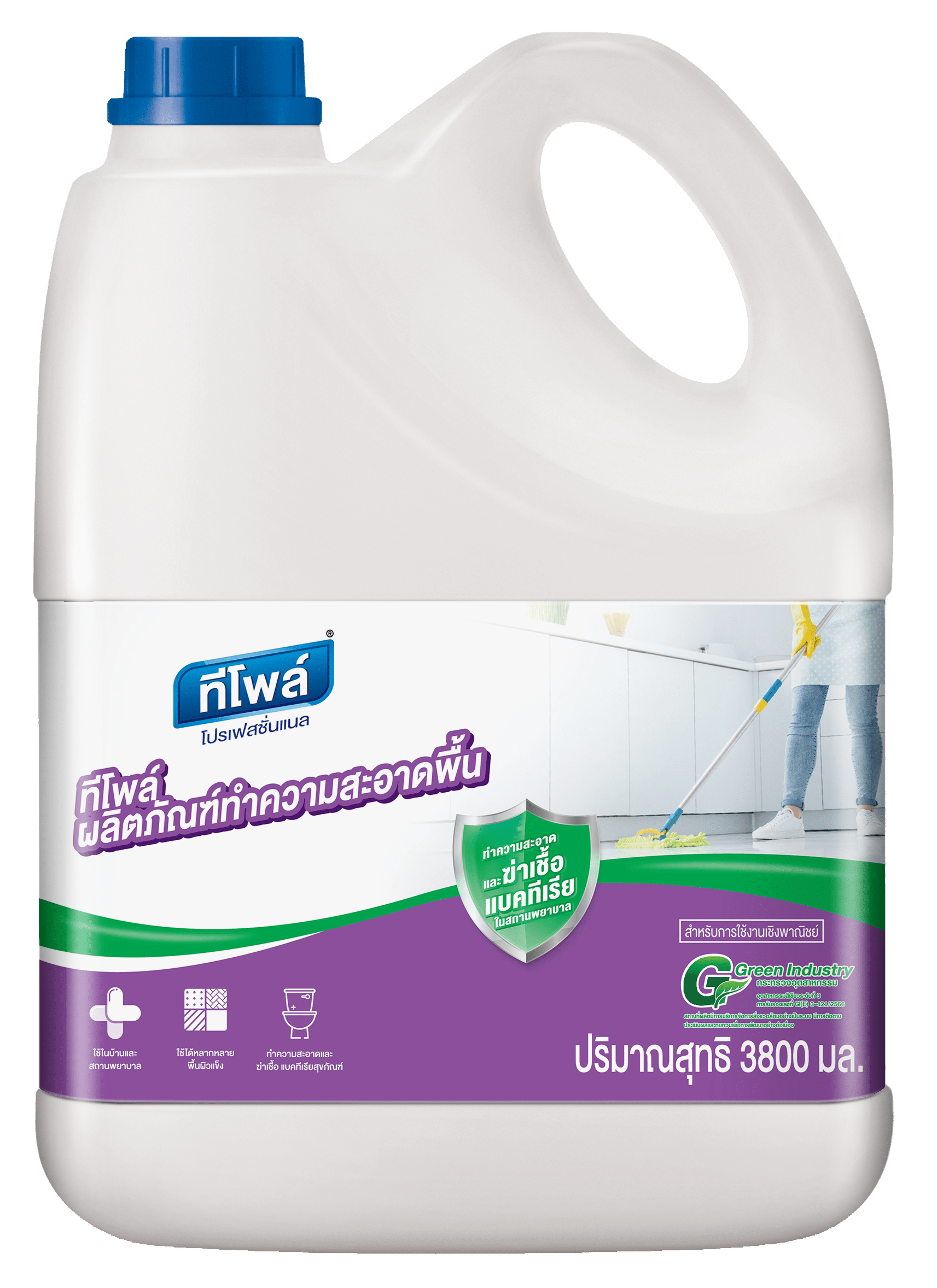 3D TEEPOL FLOOR CLEANER 3800 ml Creative Innovation Ltd. | Safety and Personal Protective solutions