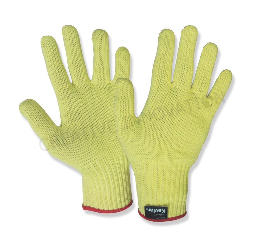 (G-001)ถุงมือกันบาดเคฟล่าร์ 7G Tufftex