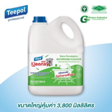 คลีนซี่ นาโน ยูคาลิปตัส ล้างห้องน้ำ 3.8 ลิตร / Teepol Kleansy Nano-Eucalyptus Bathroom Cleaner 3.8 L.